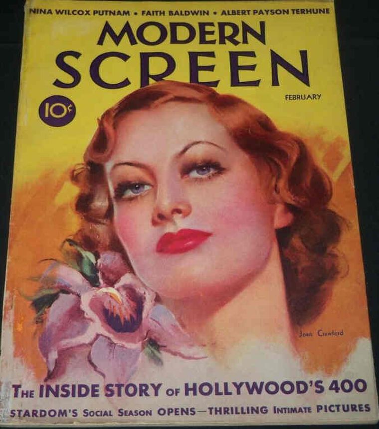 MODERN SCREEN magazine cover Issue 15 February 1932